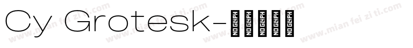 Cy Grotesk字体转换